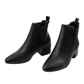 Ghete negre cu elastic Lucency negru 2