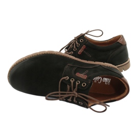 Pantofi casual cu șireturi Riko 761 pentru bărbați, negri negru 4