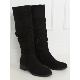 Cizme negre pentru femei negre D7525 Negre negru 2