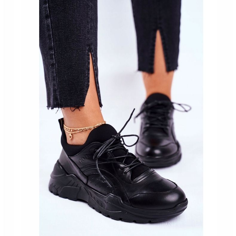 Adidași pentru femei Goe Piele Negru GG2N3041 1