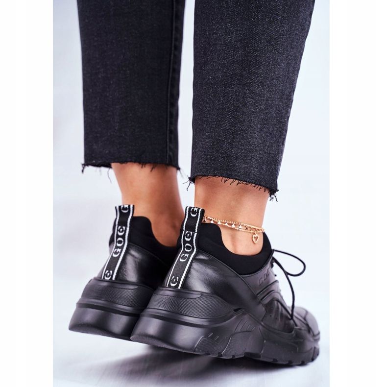 Adidași pentru femei Goe Piele Negru GG2N3041 2