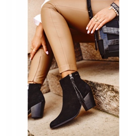 Cizme de damă cu toc înalt Big Star Black GG274362 negru 1