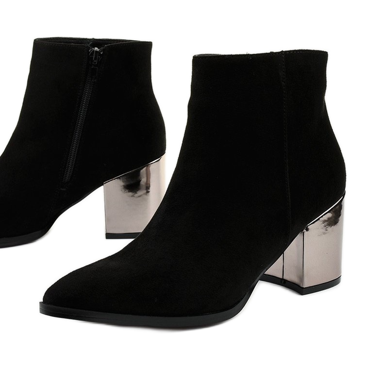 BM Ghete negre din piele ecologică Astihusa negru 1