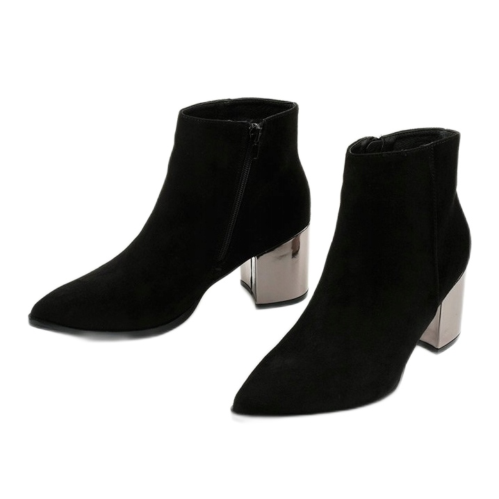 BM Ghete negre din piele ecologică Astihusa negru 2