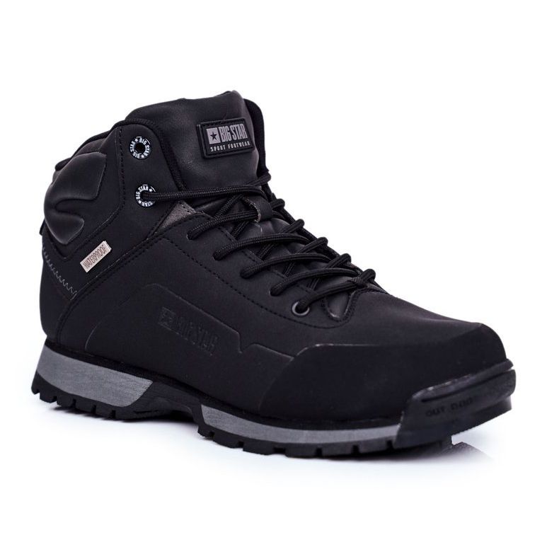 Încălțăminte de trekking pentru bărbați Big Star Outdoor Black GG174395 negru 1