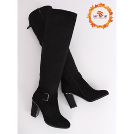 Tocuri înalte negre 1105-GG Negru 6