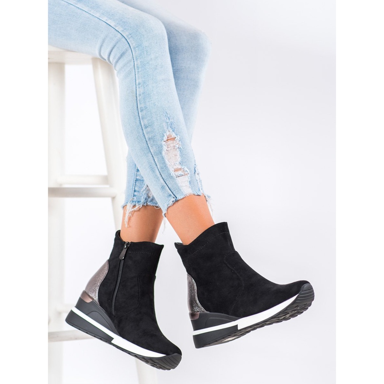 Cizme cu toc VINCEZA negru 2 Cizme cu toc VINCEZA negru 2