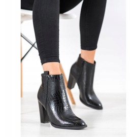 Seastar Cizme din piele ecologică negru 2