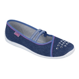 Pantofi pentru tineret Befado 345Q164 albastru marin 1