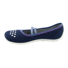 Pantofi pentru tineret Befado 345Q164 albastru marin 2