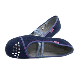 Pantofi pentru tineret Befado 345Q164 albastru marin 5