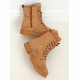 Camel E2002 Cizme lacate cu cămilă maro 2