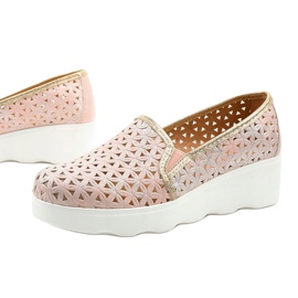 Încălțăminte de jazz roz, slip-on A19-7252 1