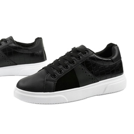 Adidași negri eleganți pentru femei BK928 negru 1 Adidași negri eleganți pentru femei BK928 negru 1