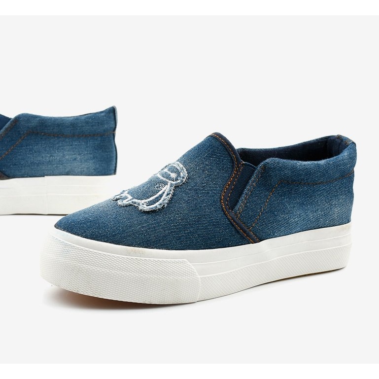 Blugi adidași Cherilena albastru marin albastru 1