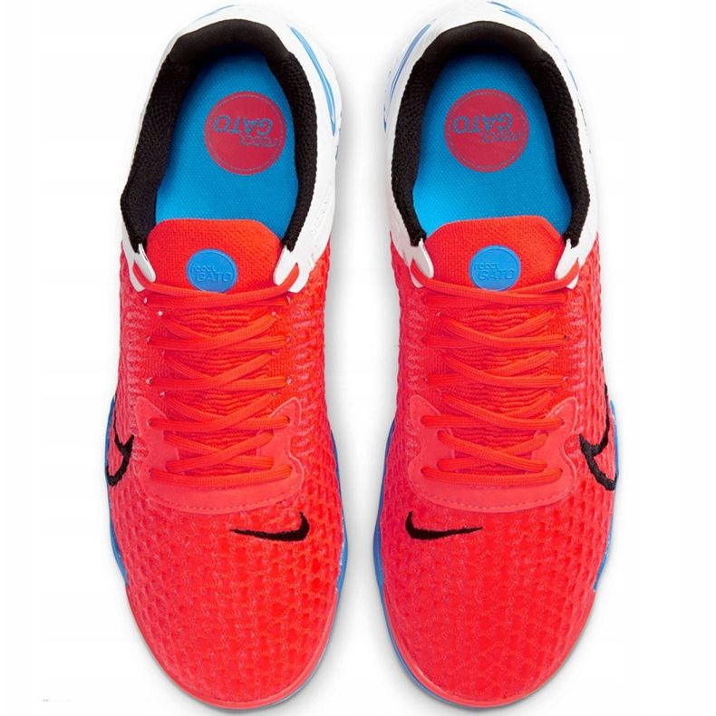 Pantofi de fotbal Nike React Gato Ic M CT0550 604 rosu alb roșu 1