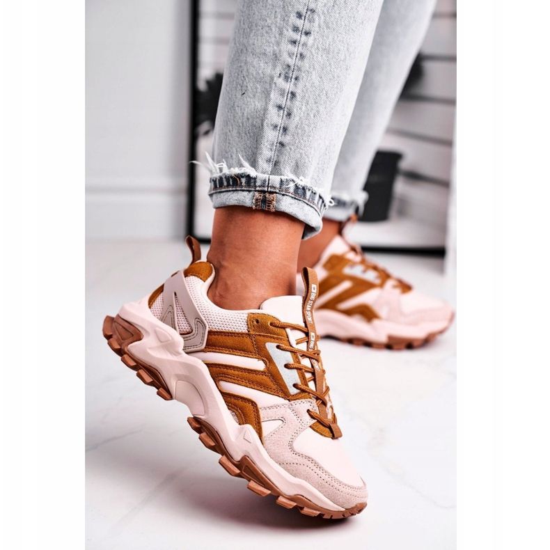 Adidași pentru femei Big Star Beige GG274664 bej 1