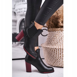 Cizme de damă cu toc înalt Sergio Leone Negru BT538 1 Cizme de damă cu toc înalt Sergio Leone Negru BT538 1