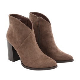 Ghete pe stâlp Taupe Filippo DBT1575 / 21 TP maro 4