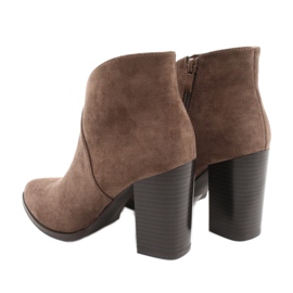 Ghete pe stâlp Taupe Filippo DBT1575 / 21 TP maro 3