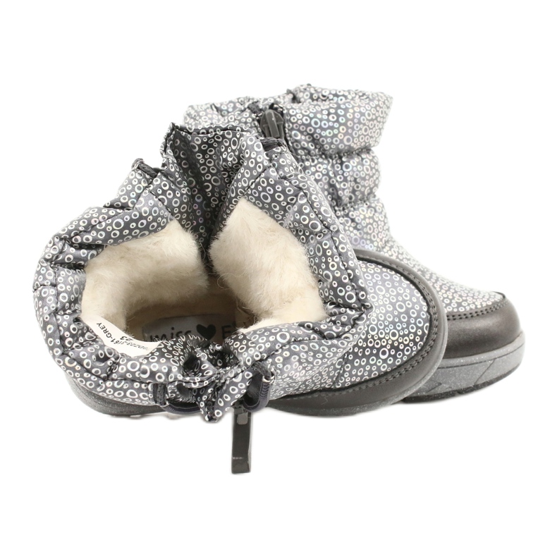 Evento Cizme de iarnă neo holo miss argint gri 4