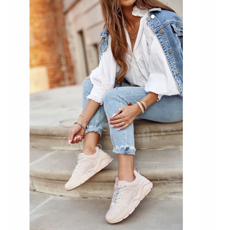 Adidași pentru femei Big Star Pink GG274655 roz 2