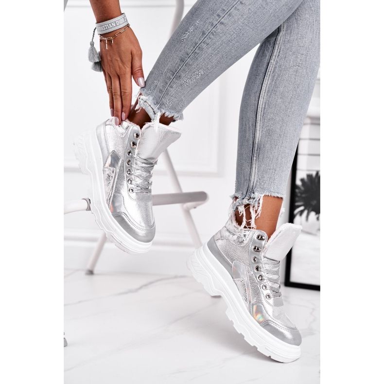 PS1 Încălțăminte de sport pentru femei Warmed Silver Davan argint 1 PS1 Încălțăminte de sport pentru femei Warmed Silver Davan argint 1