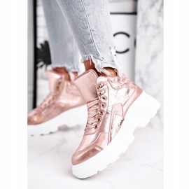 PS1 Încălțăminte sport femei Warmed Pink Golden Davan roz de aur 1