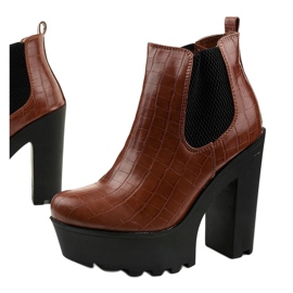 Cizme de cămilă pe stâlpul Zellola maro 1