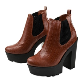 Cizme de cămilă pe stâlpul Zellola maro 2