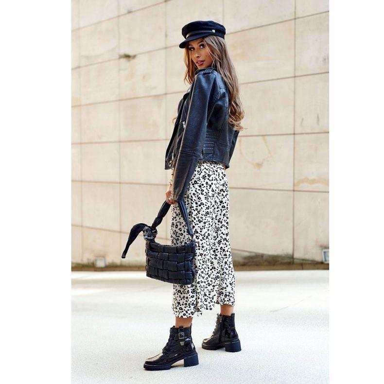 S.Barski Cizme de damă lacuit negru Drive Me Crazy 1