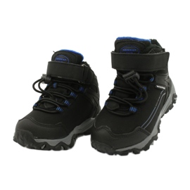 American Club Cizme Softshell pentru copii cu membrană neagră HL42/20 negru 2