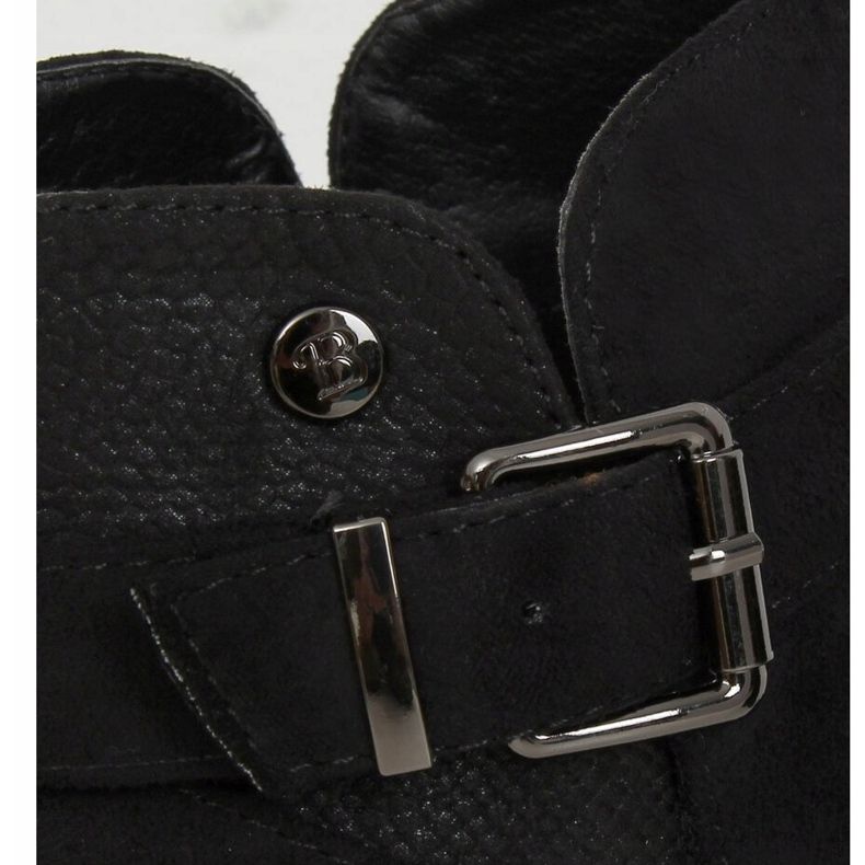 Cizme negre cu talpă înaltă CM-8M5 negre negru 1