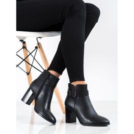 Sergio Leone Ghete clasice cu toc înalt negru 1