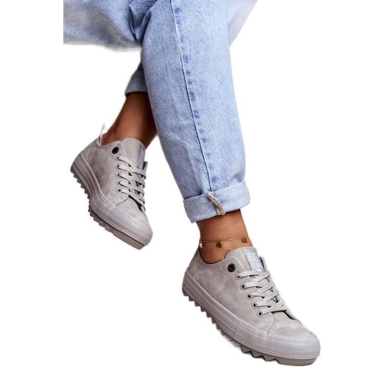 Adidași pentru femei Big Star Grey GG274075 gri 1