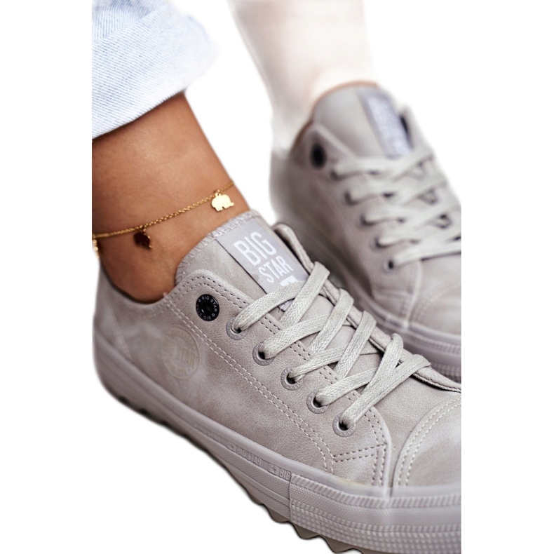 Adidași pentru femei Big Star Grey GG274075 gri 3