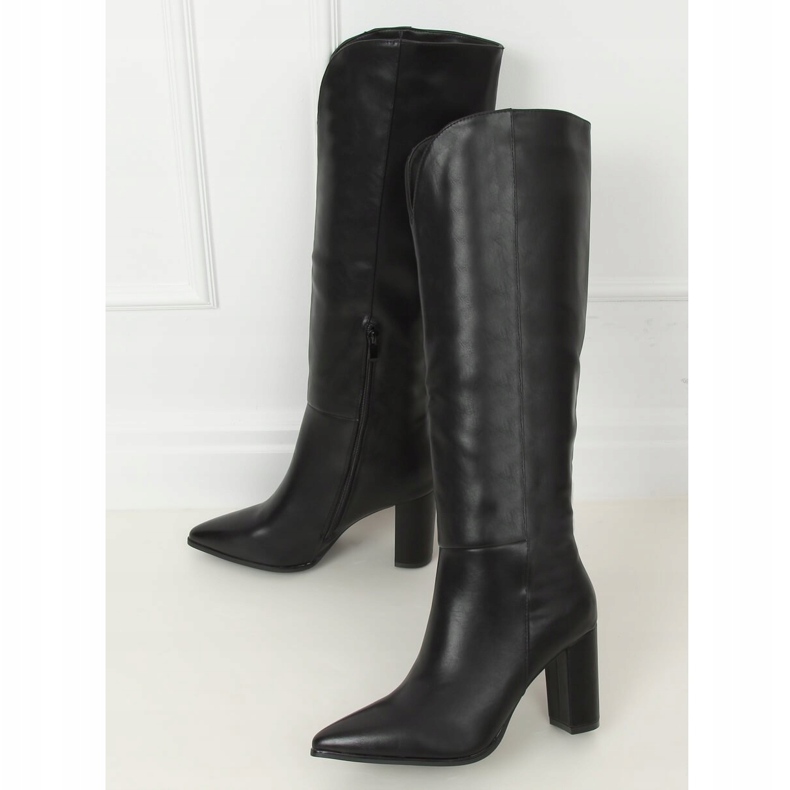 Tocuri înalte clasice negre RB94P Negru 1