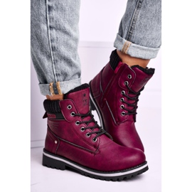 EVE Cizme de damă Burgundy Grunders roșu multicolor 2 EVE Cizme de damă Burgundy Grunders roșu multicolor 2