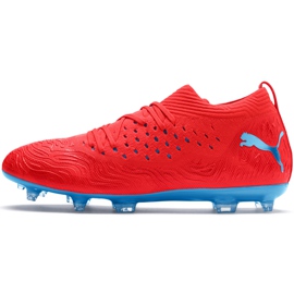 Ghete de fotbal Puma Future 19.2 Netfit Fg Ag 105536 01 multicolor roșu 1