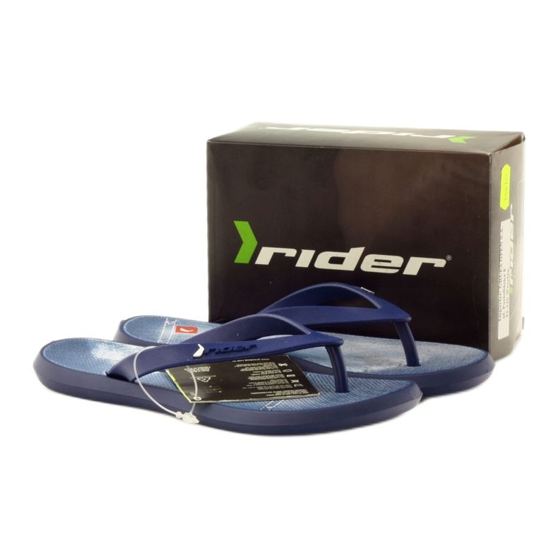 Papuci bleumarin pantofi copii Rider 1307 flip-flops albastru marin 4