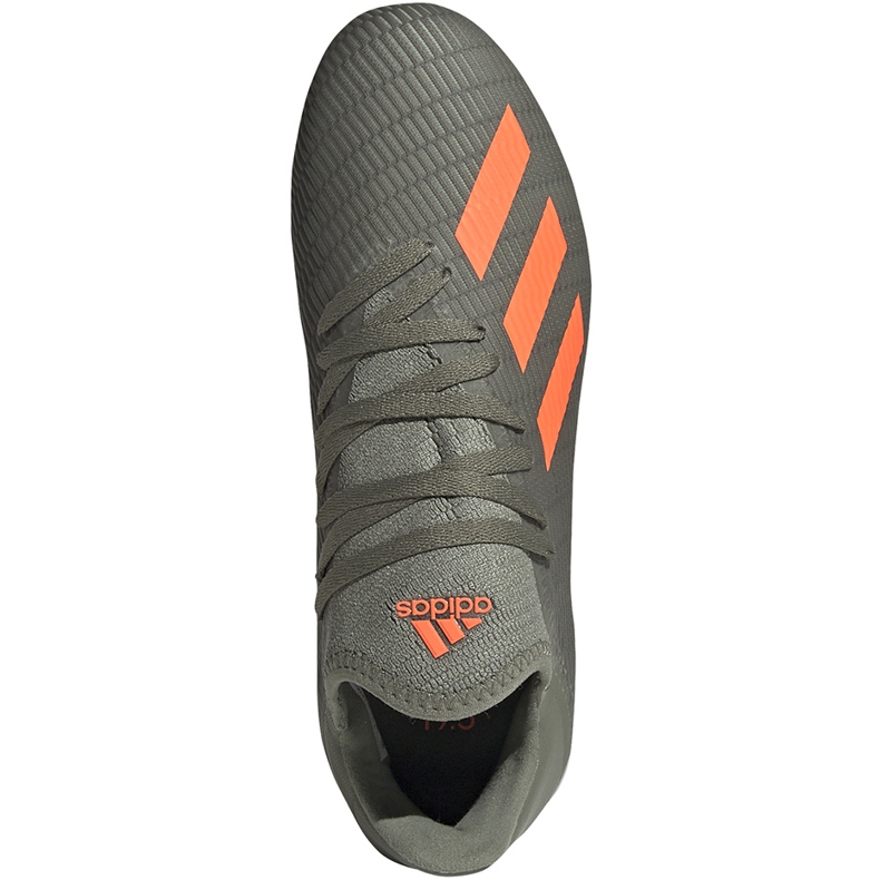 Cizme de fotbal adidas X 19.3 Fg Juniori verzi EF8374 gri verde 1