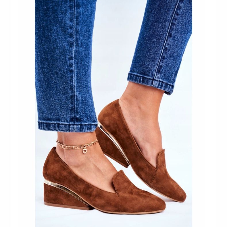 Pantofi de damă Exquisite Brown 1205 maro 2