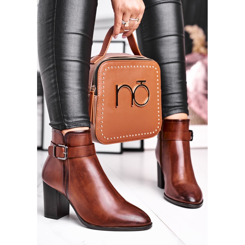 Cizme de damă cu toc înalt Sergio Leone Brown BT509 maro 2 Cizme de damă cu toc înalt Sergio Leone Brown BT509 maro 2