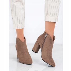 Filippo Cizme din piele de căprioară elegante maro 2