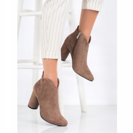 Filippo Cizme din piele de căprioară elegante maro 1