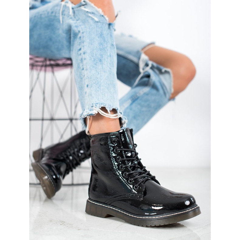 Evento Lucrători la modă lacuiți negru 2