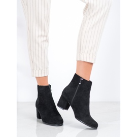 Danic Cizme negre pe tocuri înalte negru 1