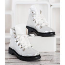 Bello Star Trappers de argint alb 2