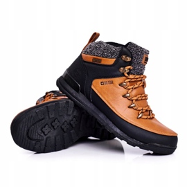 Încălțăminte de trekking pentru femei Big Star Camel GG274619 negru galben 2