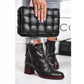 Cizme de damă pe toc înalt Maciejka negru 04757-01 2 Cizme de damă pe toc înalt Maciejka negru 04757-01 2